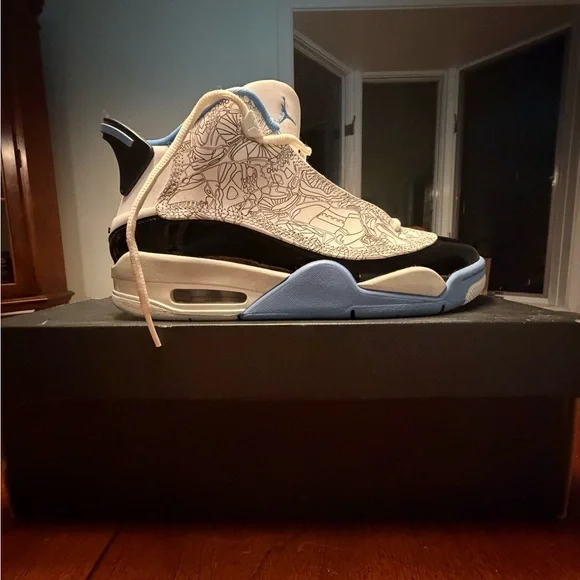 Air Jordan Dub Zero White/University Blue-Black